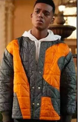 Jabari Banks Bel-air Quilted Bomber Jacket