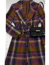 Bela The Sex Lives of College Girls S03 Wool Plaid Coat