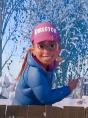 Bernadette That Christmas 2024 Blue Jacket