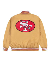 Beulah San Francisco 49ers Gold Varsity Jacket