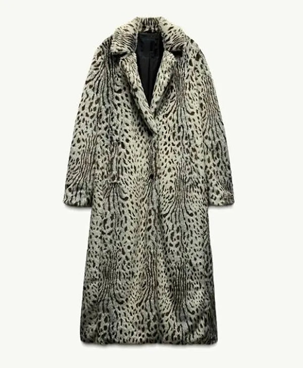 Beyond The Gates Marquita Goings Gray Leopard Coat