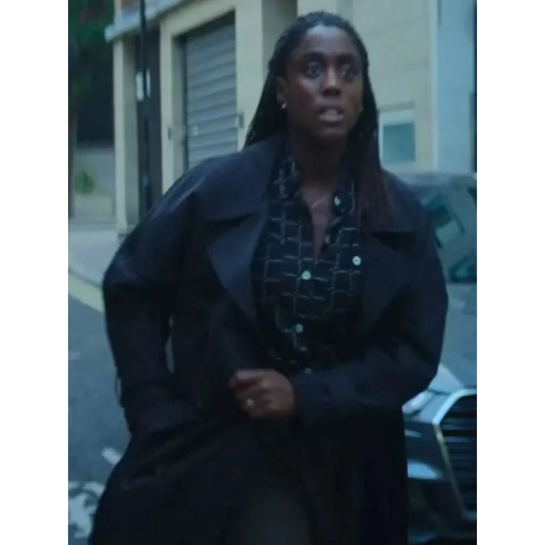 Bianca Pullman The Day of the Jackal Black Trench Coat