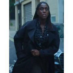 Bianca Pullman The Day of the Jackal Black Trench Coat
