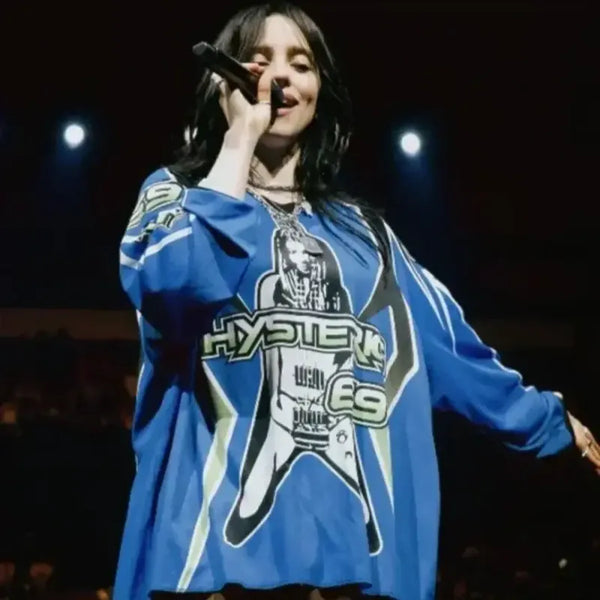 Hit Me Hard And Soft Tour Miami Billie Eilish Blue Jersey