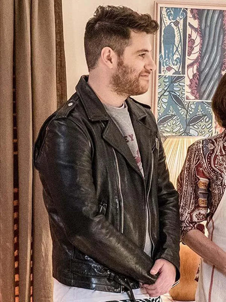Adam Pally Most Likely to Murder Biker Jacket