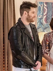 Adam Pally Most Likely to Murder Biker Jacket