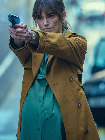 Helen Webb Black Doves S01 Trench Coat