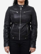 Layla Motorcycle Black Vintage Leather Jacket