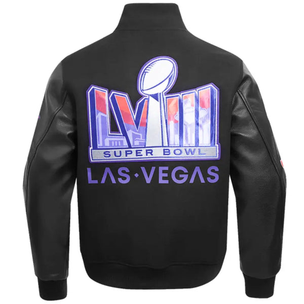 Superbowl Lviii Wool Varsity Jacket For Men's