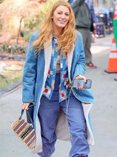 Blake Lively Blue Shearling Coat It End With Us