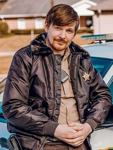 Deputy Thompson Blue Ridge Black Bomber Jacket