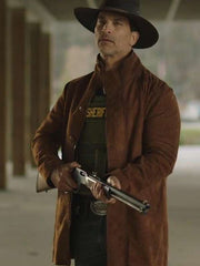 Johnathon Schaech Blue Ridge Brown Leather Jacket