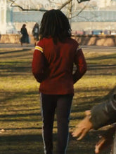 Bob Marley One Love 2024 Kingsley Ben-Adir Red Track Jacket
