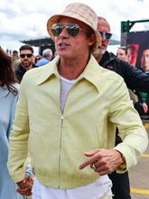 Brad Pitt F1 2025 Yellow Jacket