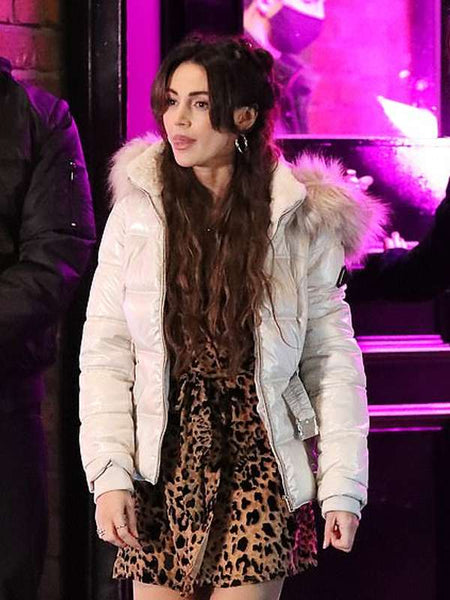 Erin Croft Brassic S03 White Parka Jacket