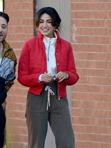 Brassic S03 Michelle Keegan Red Jacket