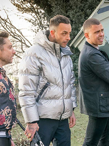 Vinnie Brassic S03 Silver Puffer Jacket