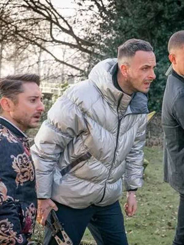Vinnie Brassic S03 Silver Puffer Jacket