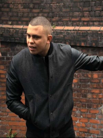 Aaron Heffernan Brassic S05 Black Bomber Jacket
