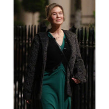 Bridget Jones Mad About The Boy 2025 Renée Zellweger Gray Coat