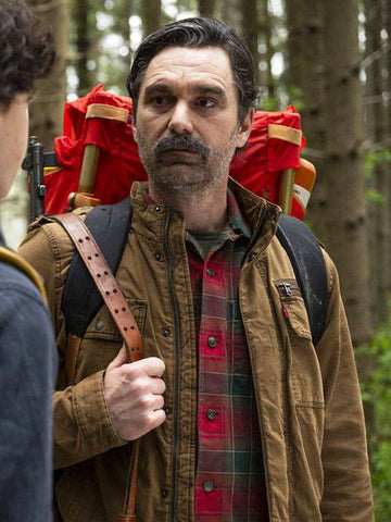 Dr. Noah Wolf Brilliant Minds Brown Jacket