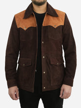Jonathan Brown Suede Cowboy Leather Jacket