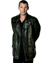 9th Doctor Who Black Leather Jacket