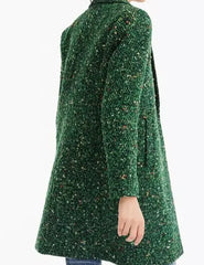 Elizabeth Asher Chicago Med S10 Green Speckled Coat