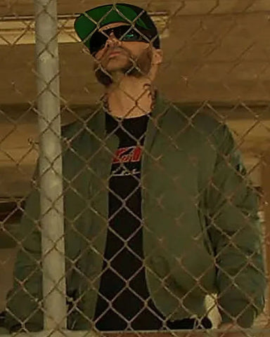 Evan Jones Den Of Thieves 2 Pantera Cotton Bomber Jacket