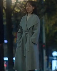 No In-ji The Trunk Grey Wool Coat