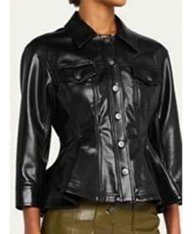 Maxie Jones General Hospital Black Peplum Jacket