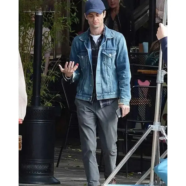You S02 Joe Goldberg Blue Denim Jacket