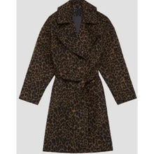 Murder in a Small Town Stana Katic Brown Print Coat