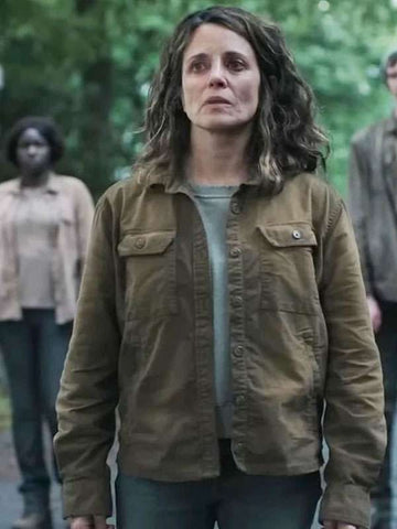 Alanna Ubach The Last of Us S02 Brown Jacket