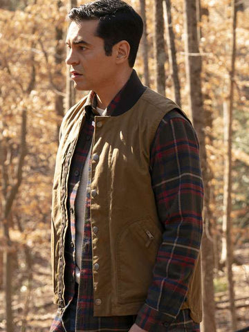Ramón Rodríguez Will Trent S03 Brown Vest