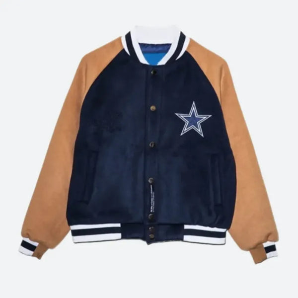 By Way of Dallas Cowboys Wool Varsity Jacket
