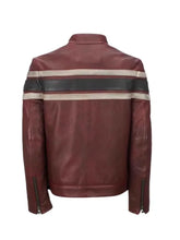Mens Retro Red Waxed Jacketage