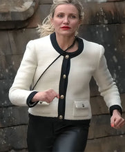 Cameron Diaz Back In Action White Jacket