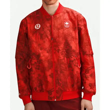 Canada Olympic Red Bomber Jacket