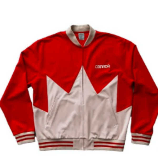 Canada Vintage Red Bomber Jacket