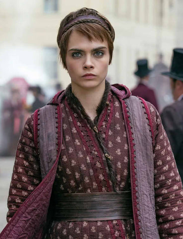 Carnival Row Cara Delevingne Pink Cotton Vest