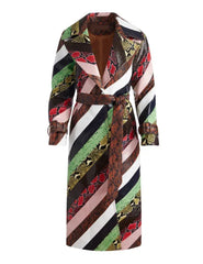 Carrie Preston Elsbeth S02 Snakeskin Coat