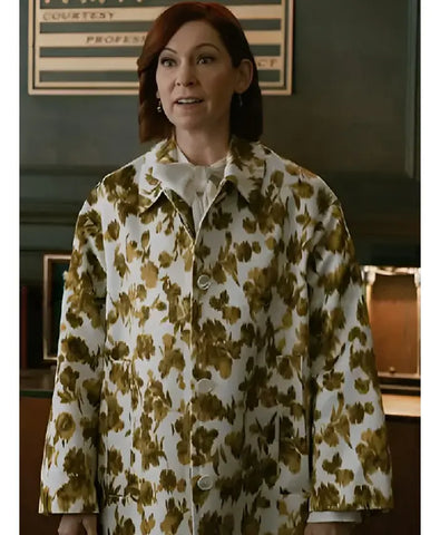 Carrie Preston Elsbeth S03 Floral Yellow Blazer