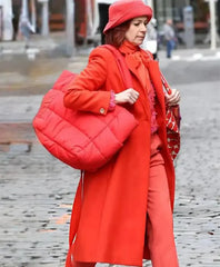 Carrie Preston Elsbeth S03 Red Coat