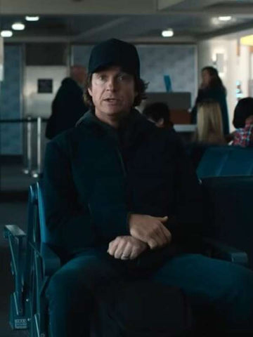 Jason Bateman Carry On 2024 Black Jacket