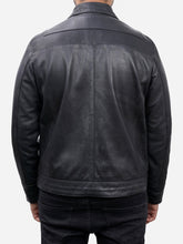 Timothy Designer Black Fitted Leather Jacket