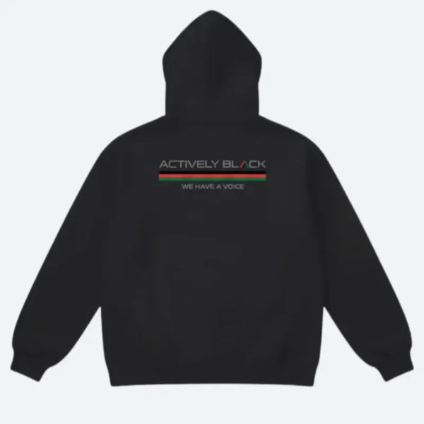 Cecil Williams Actively Black Pullover Hoodie