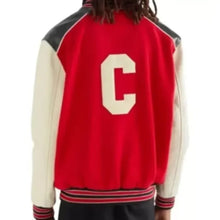 Celine Varsity Red Wool Jacket