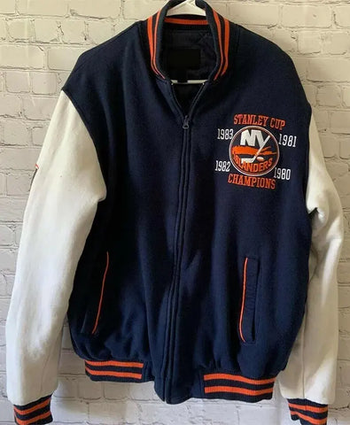 Championship NY Islanders Varsity Jacket