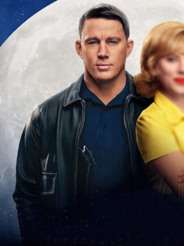 Channing Tatum Fly Me To The Moon 2024 Black Jacket